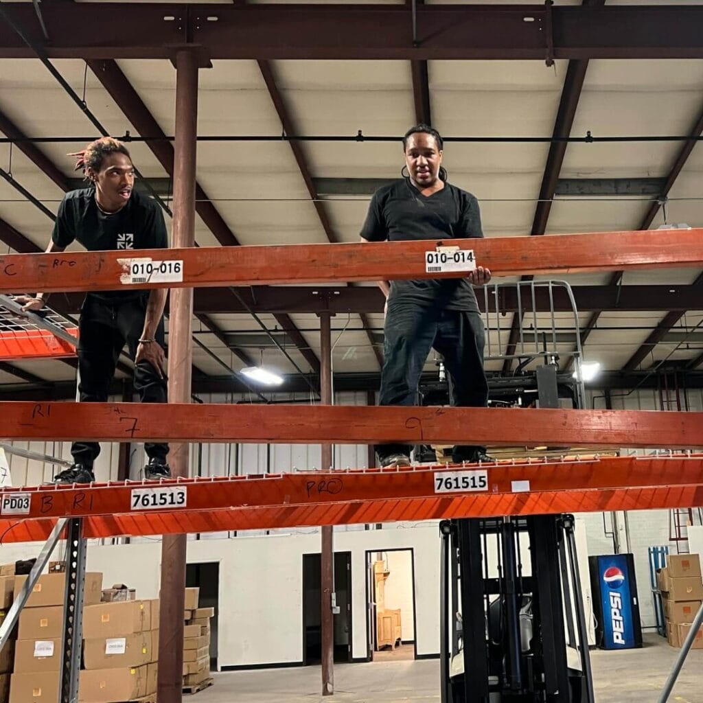 moving proz team in action